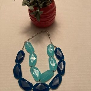 Blue stone necklace